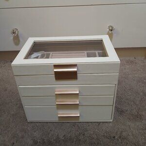 Cream Jewelry Box